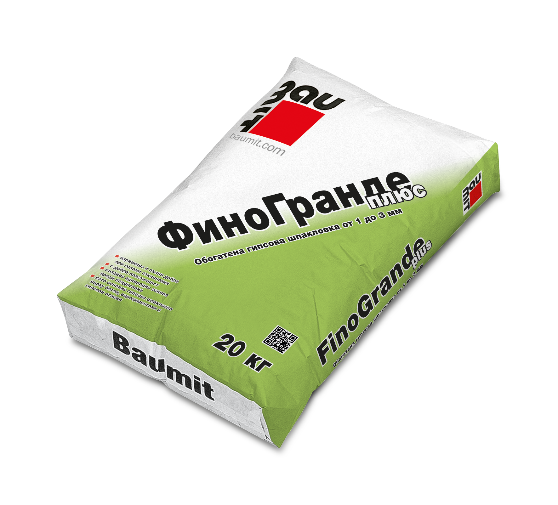 Баумит ФиноГранде 20кг гипсова шпакловка