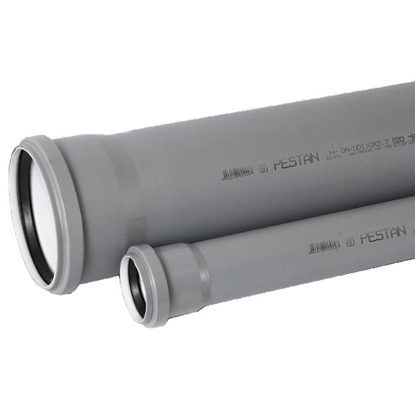ПВЦ тръба HTPP за канализация ф40*1,8 SN4 - 500мм 60бр/пак