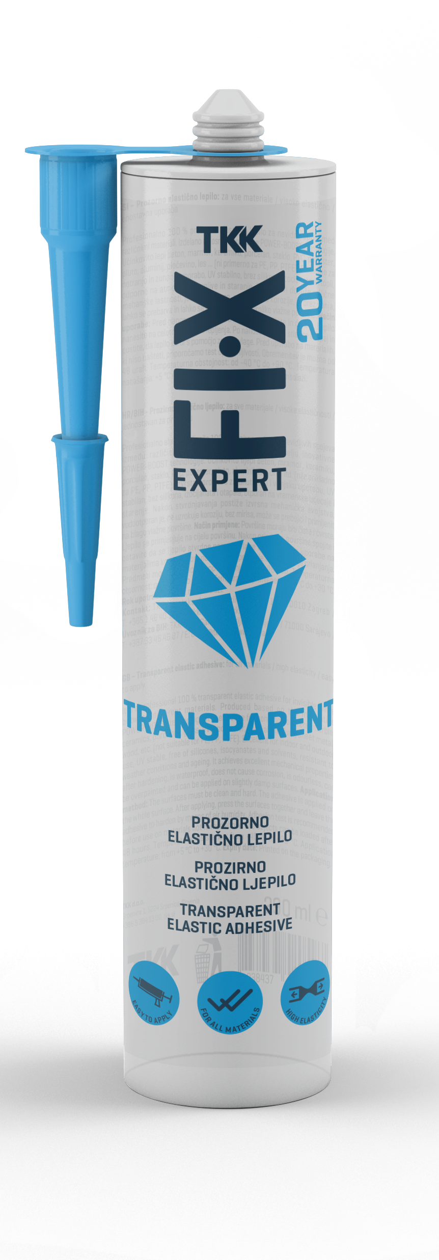 ТКК EXPERT Лепило прозрачно POWER 290ml