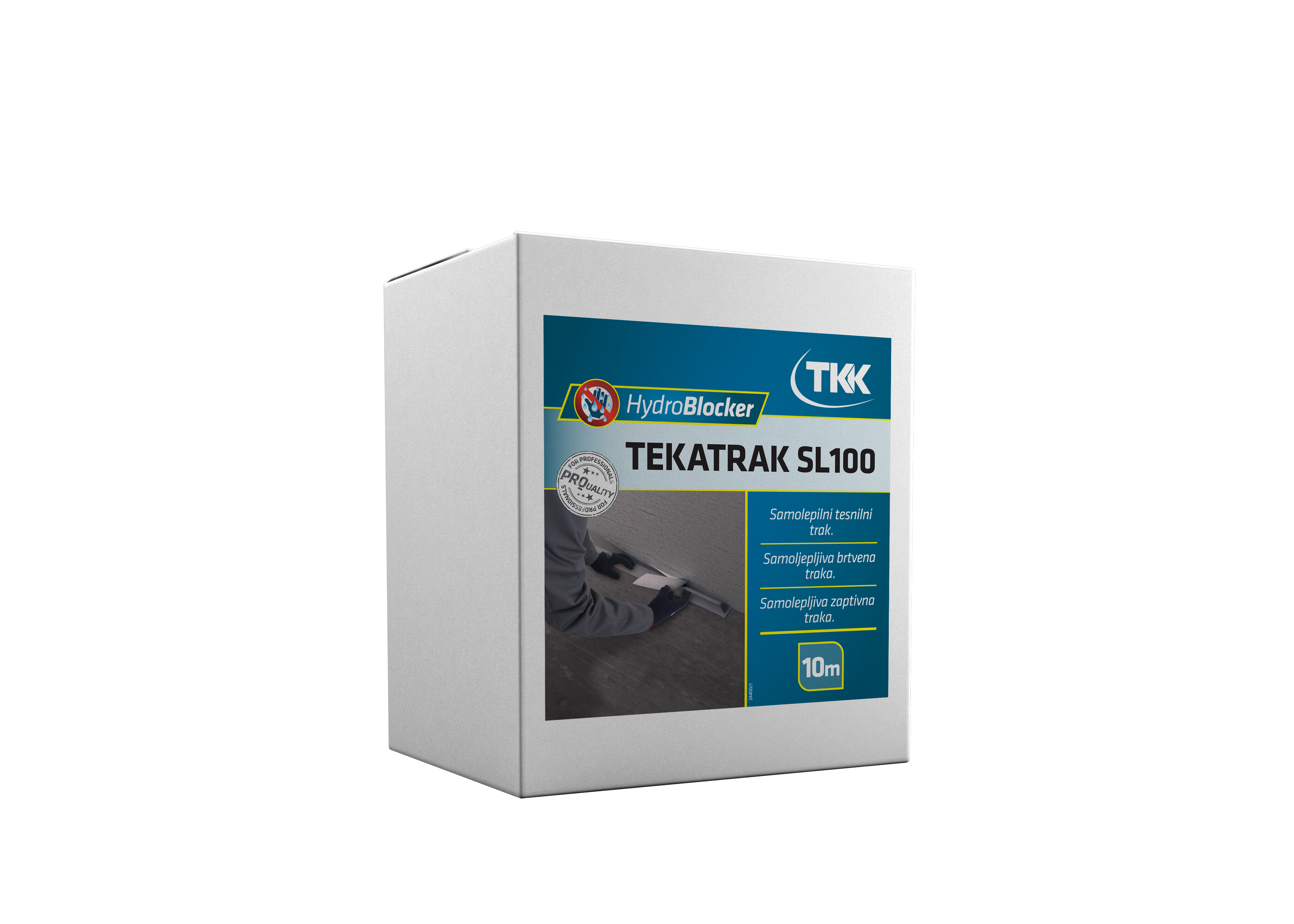 ТКК Hydroblocker TEKATRAK 120 - САМОЗАЛЕПВАЩА 10м лента за хидроизолация
