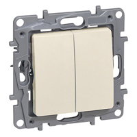 Legrand - NiLoe - ключ сериен 10A КРЕМ 764606