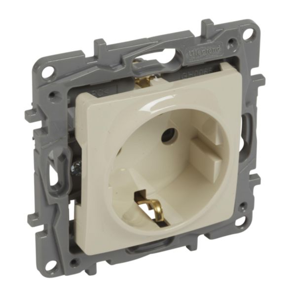 Legrand - NiLoe - контакт шуко 16A КРЕМ 764639