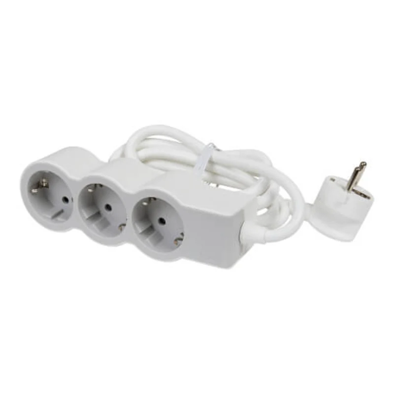 Legrand разклонител 3x2P+E шуко с кабел 1.5м - БЯЛ 694549