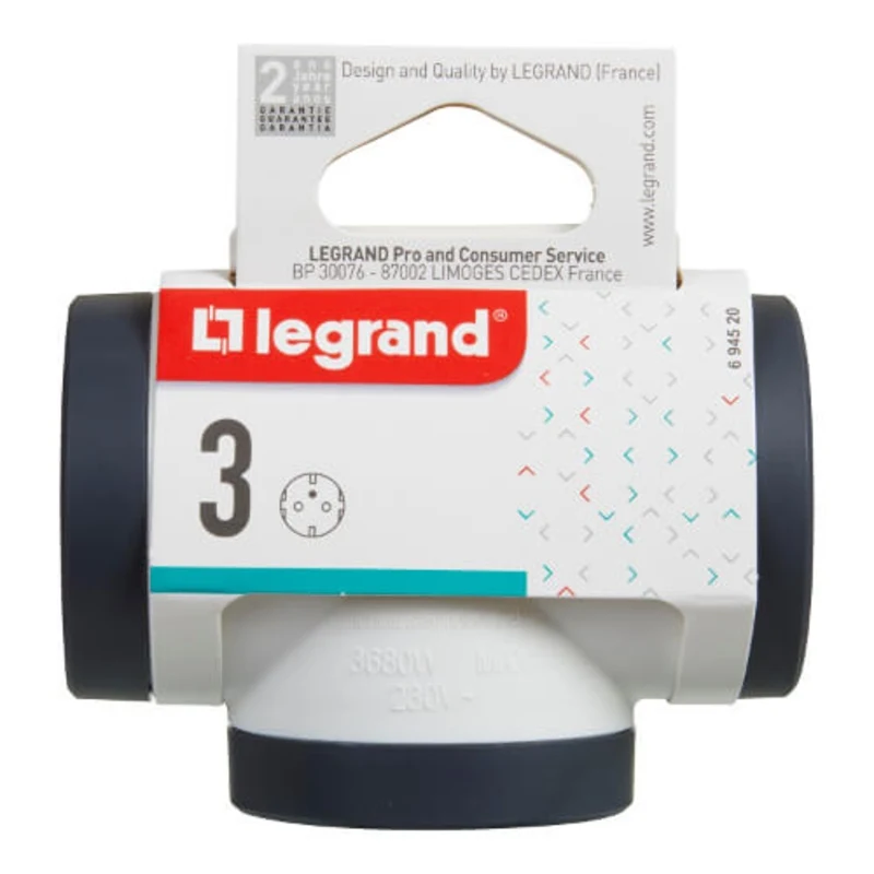 Legrand контакт разпределител 16А - 3 страни 694520