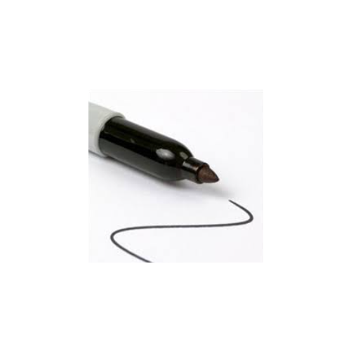 Sharpie - перманентен маркер TWIN TIP  - двувърх ЧЕРЕН