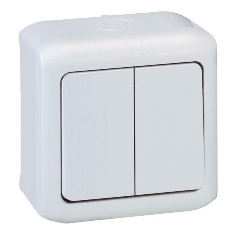 Legrand Forix сериен ключ 10AX IP44 - бял 782362/782402