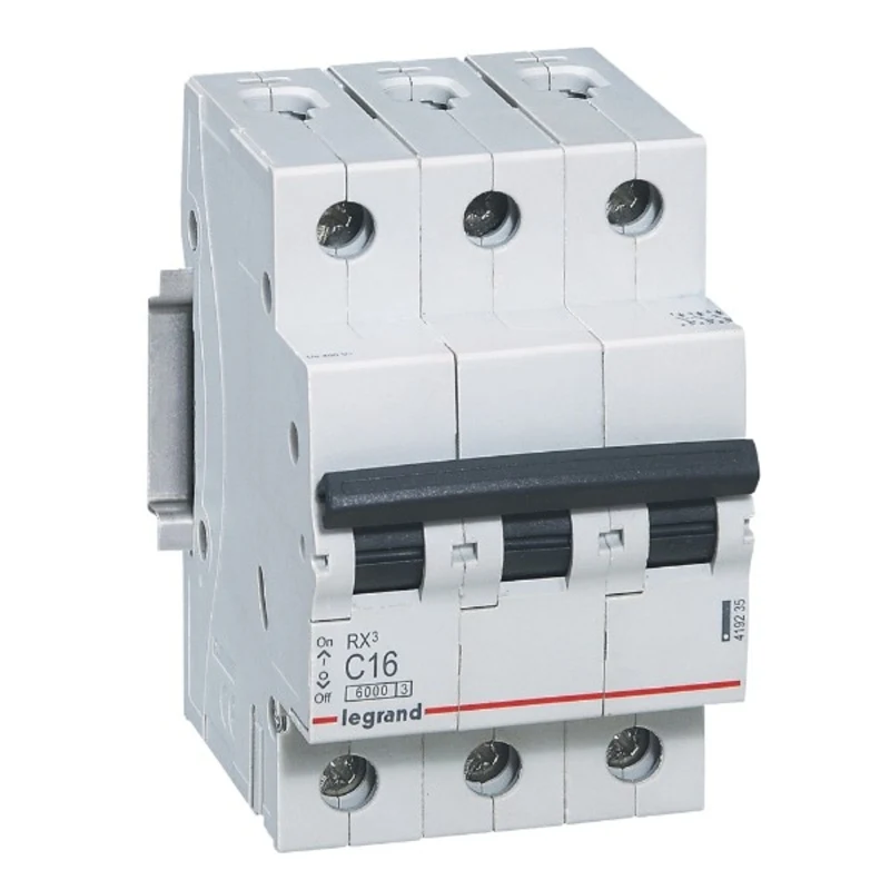Legrand RX3 3P трифазен  C16 6kA авт.прекъсвач