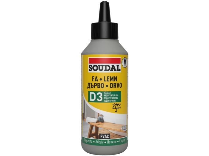Soudal лепило за дърво 250гр D3