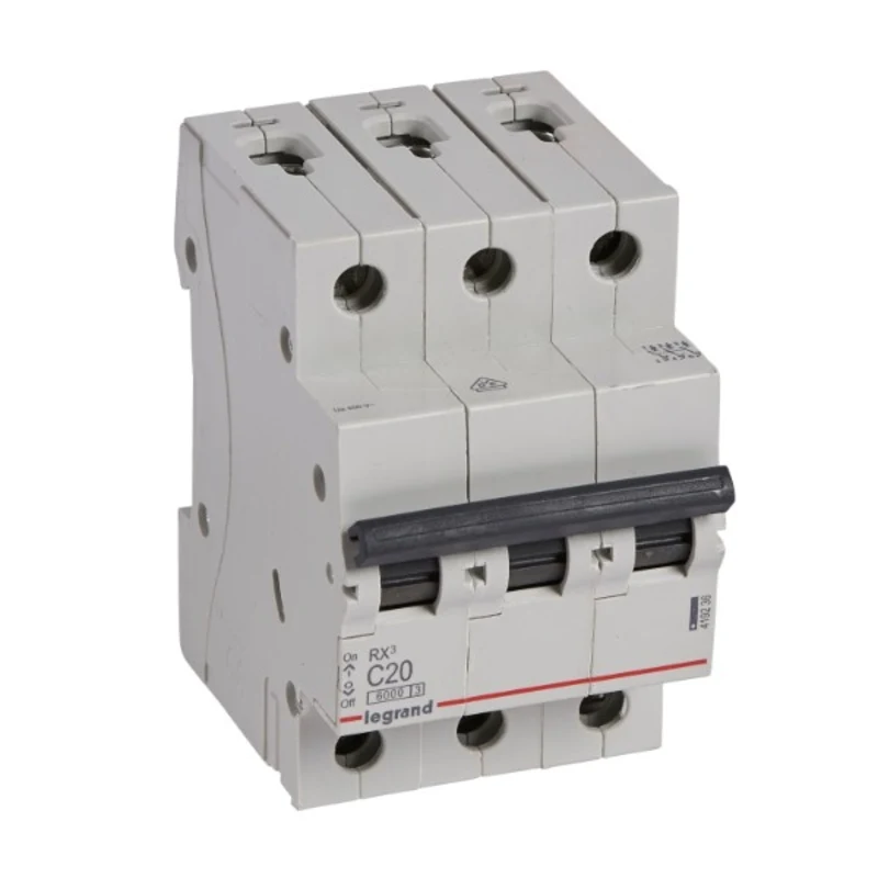 Legrand RX3 3P трифазен  C20 6kA авт.прекъсвач