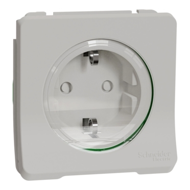 Schneider Mureva контакт с детска защита 16A IP55 - бял mur39134