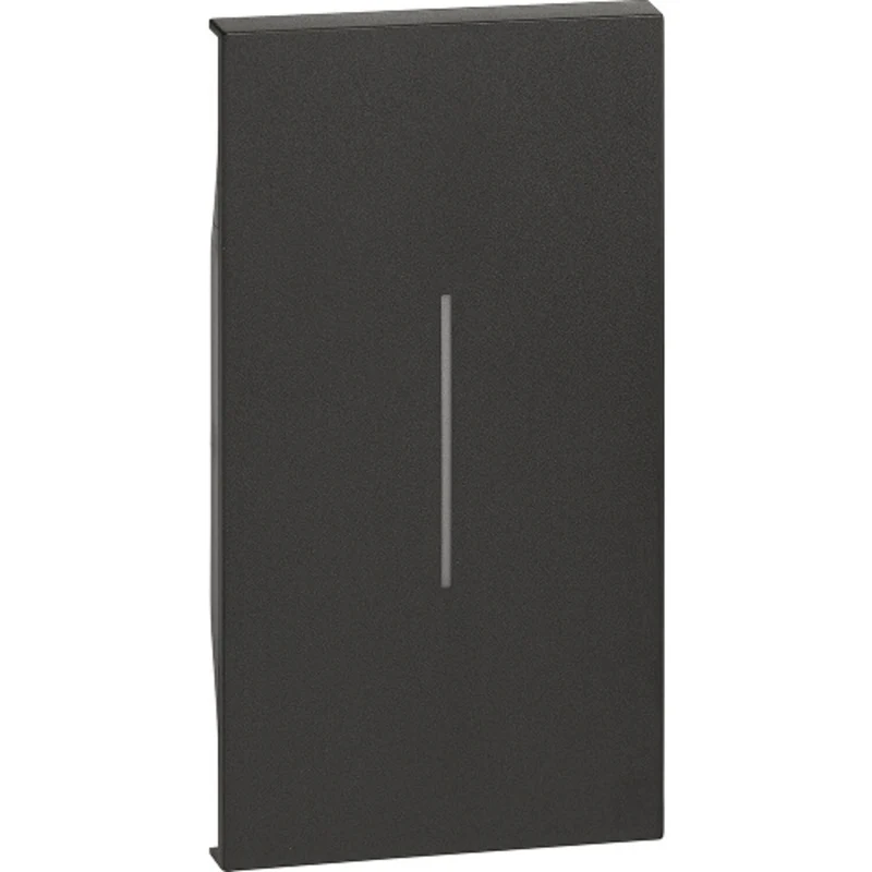 Legrand LIVING NOW - лицев панел без символ 2м черен KG01M2