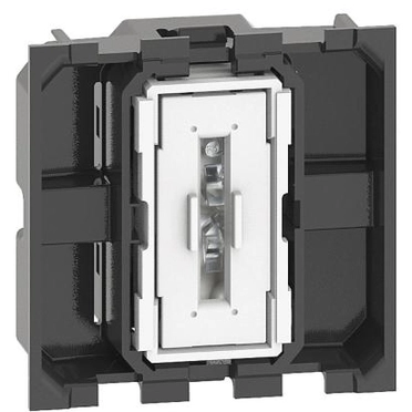 Legrand LIVING NOW - еднополюсен ключ 2 модула 10A авт.клеми  K4001M2A