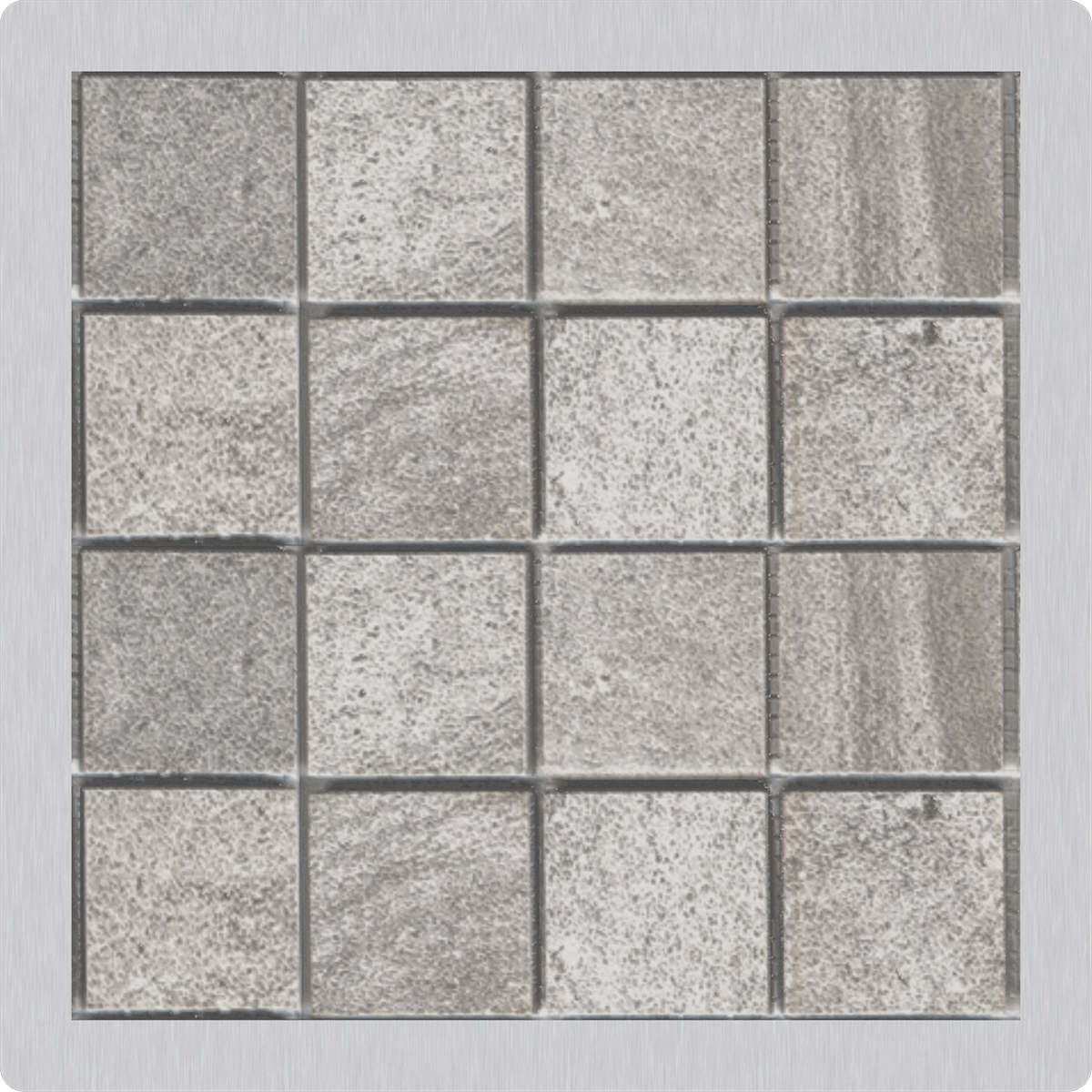 Alcaplast - решетка за APV110 102/102мм INOX за плочка MPV016