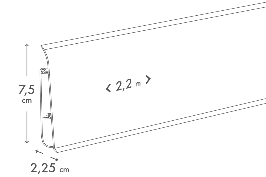 SOFTLINE - перваз - 2200 - 184