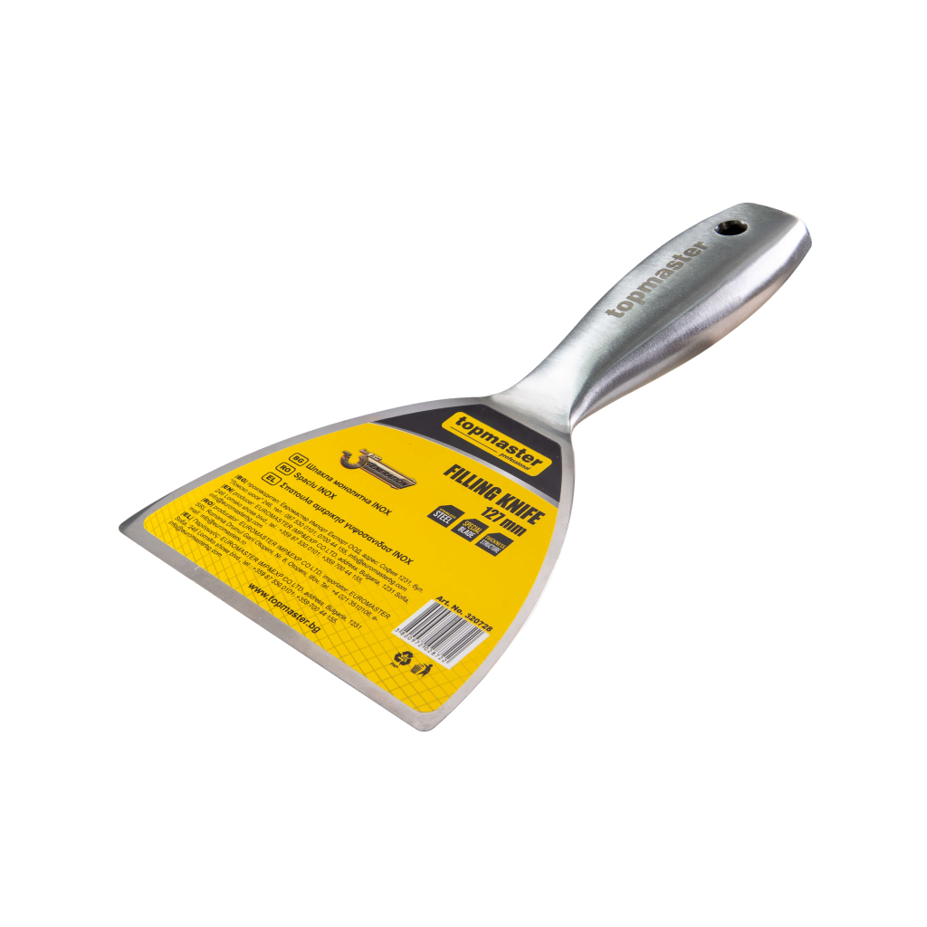 TOPMASTER шпакла монолитна INOX 127 мм