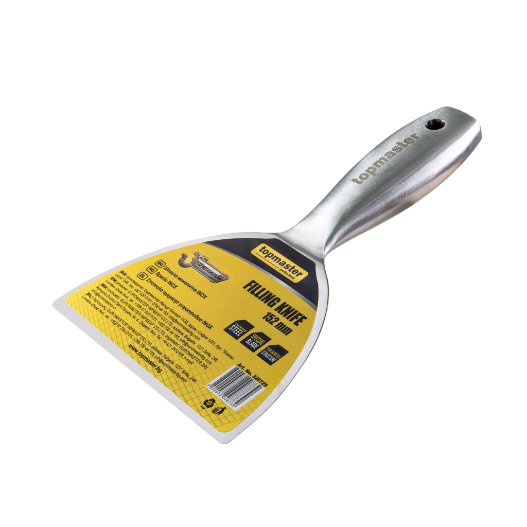 TOPMASTER шпакла монолитна INOX 152 мм
