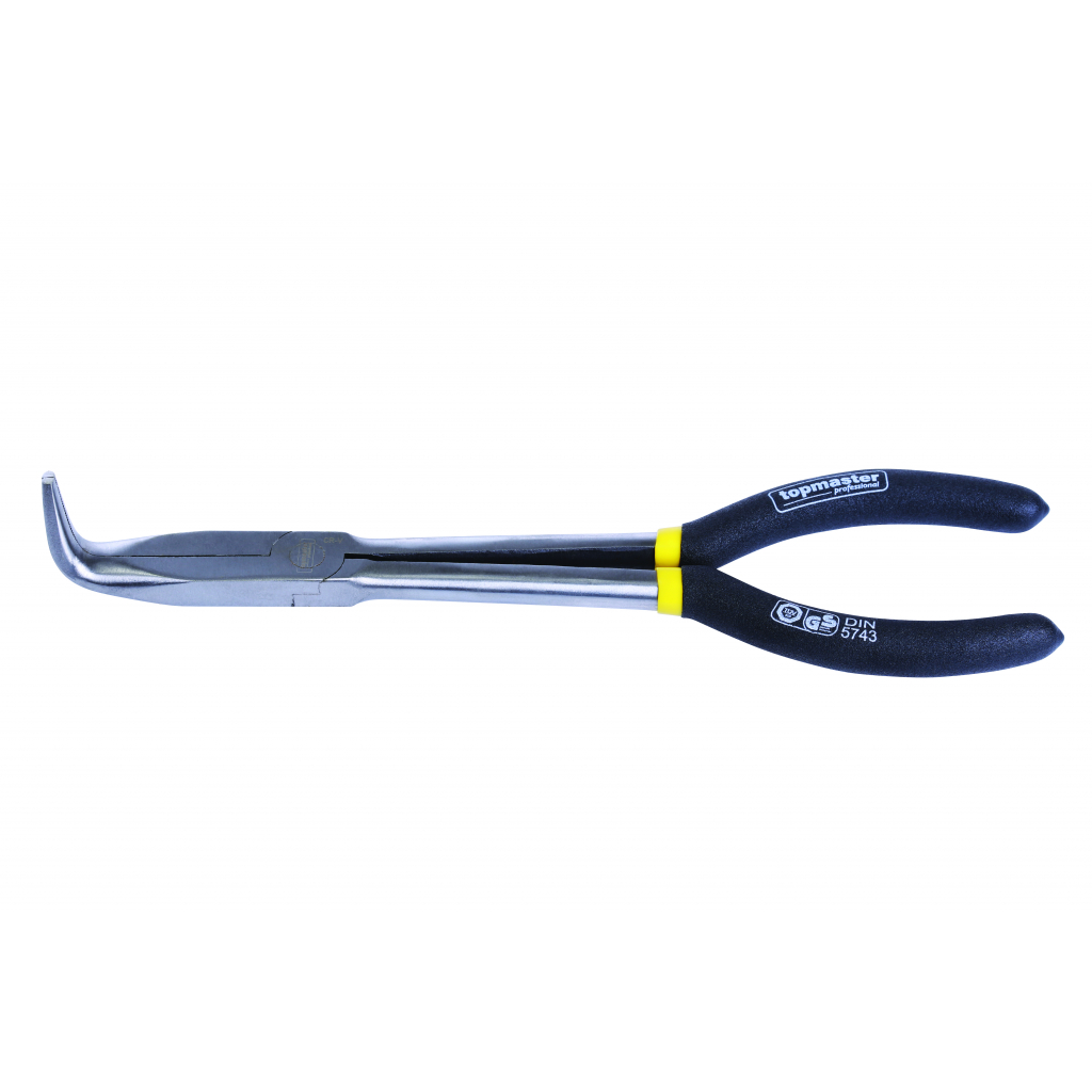 TOPMASTER клещи дългоусти извити 90° 280 мм